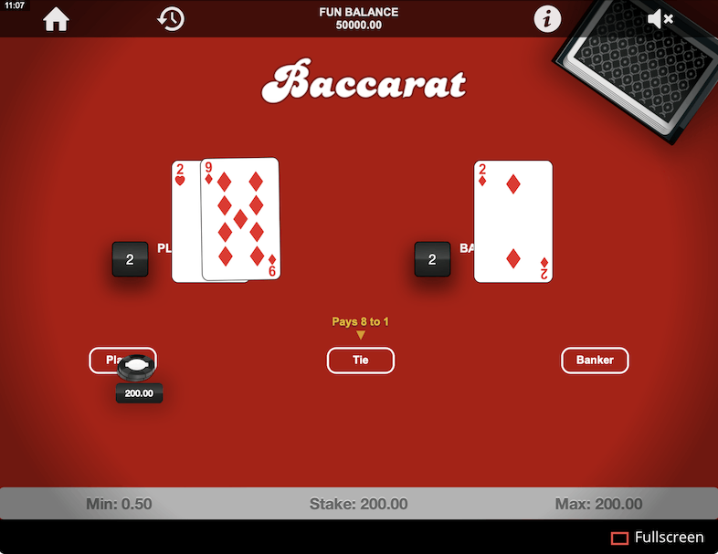 Baccarat by 1x2Gaming - 4